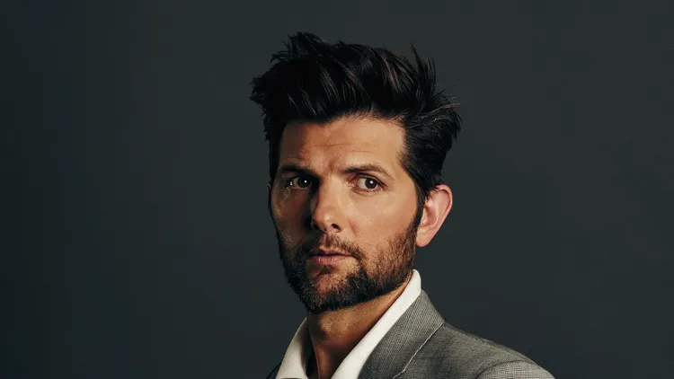 Adam Scott explains the parallels between his characters on “Party Down” and “Severance,” and shares a lesson from “Tootsie.”