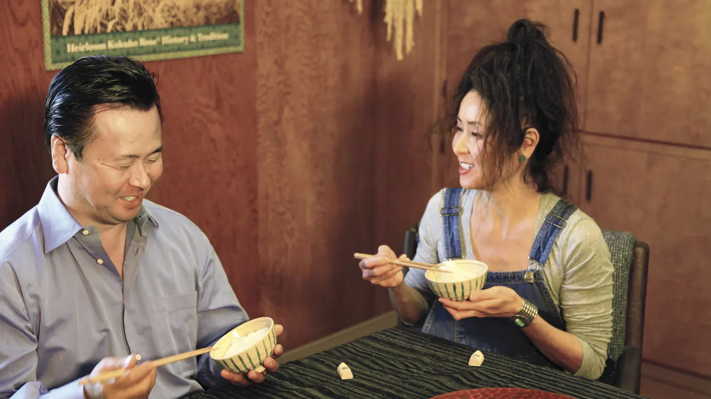 Ross and Robin Koda grow rice on the farm that was started by their grandfather, who lost and regained his land during internment.