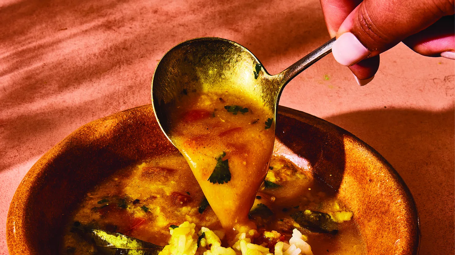 Rasam, a brothy, soupy comfort food, is beloved among South Indians.