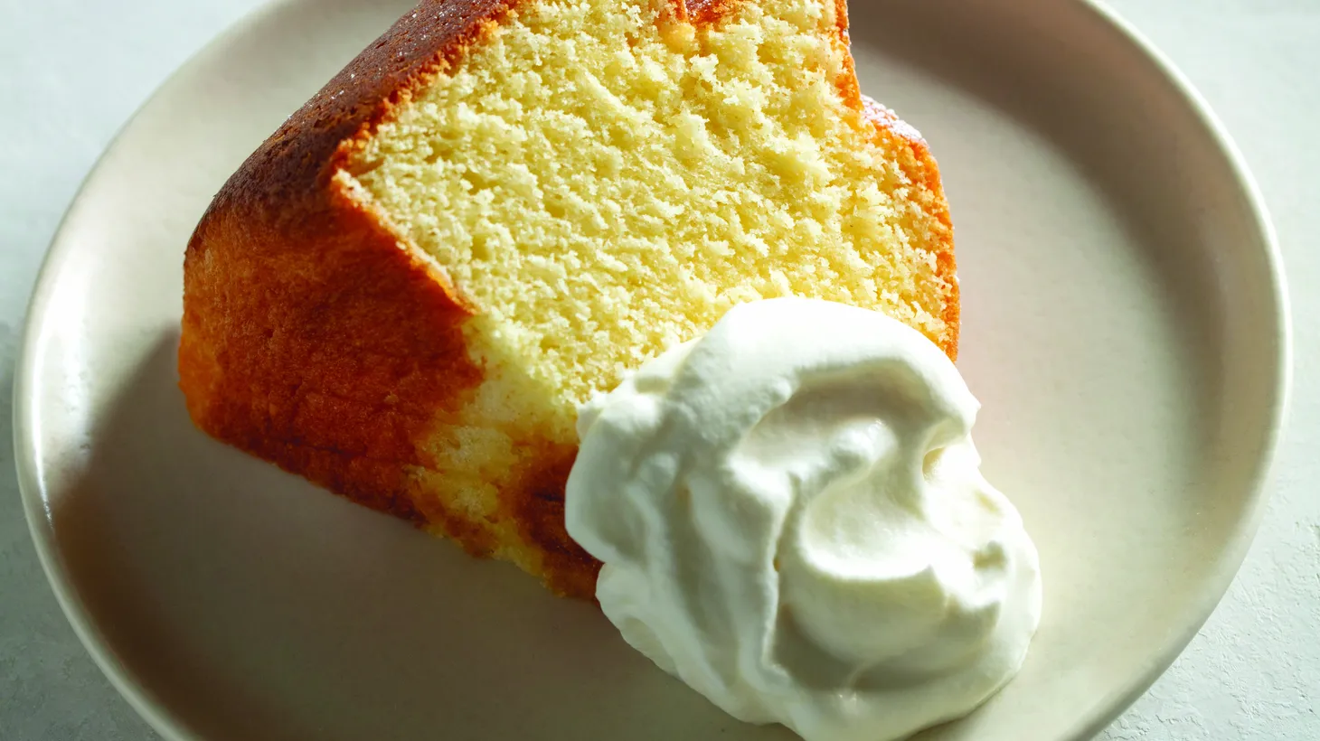 The Whipped Cream Cake is one of Beranbaum's favorites and, surprisingly, the butter is all in the cream.