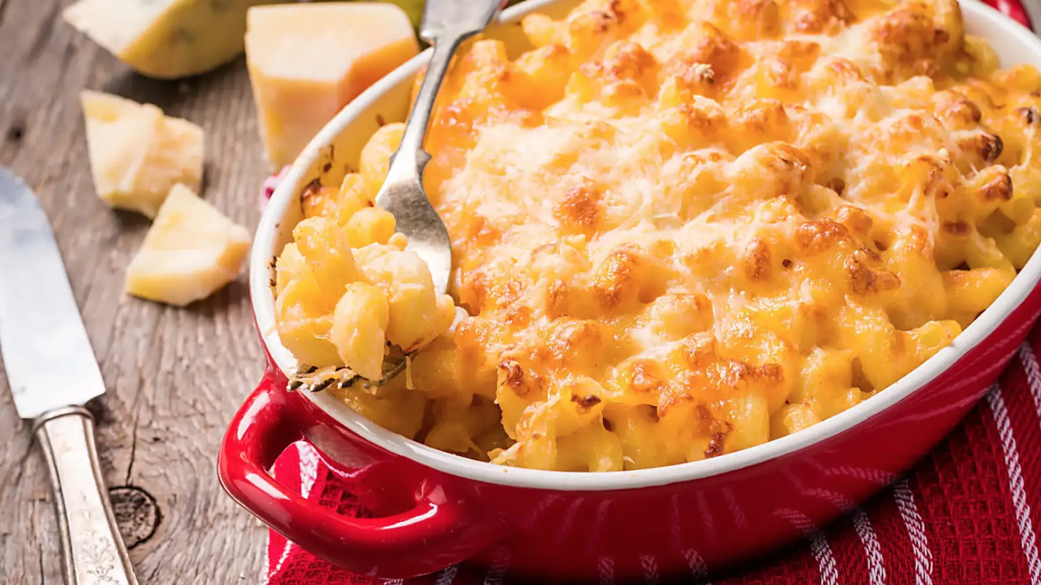 Some people say "Yes to the dress." We say, "Mac and cheese, please."