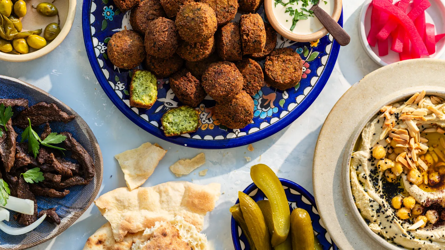 Fadi Kattan started making falafel during the pandemic when he couldn't indulge at Afteem's, a restaurant in Bethlehem.