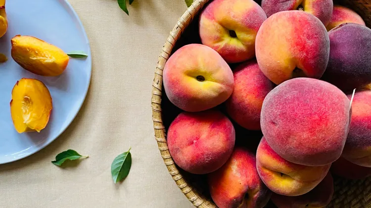 Peach season is anything but the pits with these recipes for pies, crisps, galetes, salads, and soups.