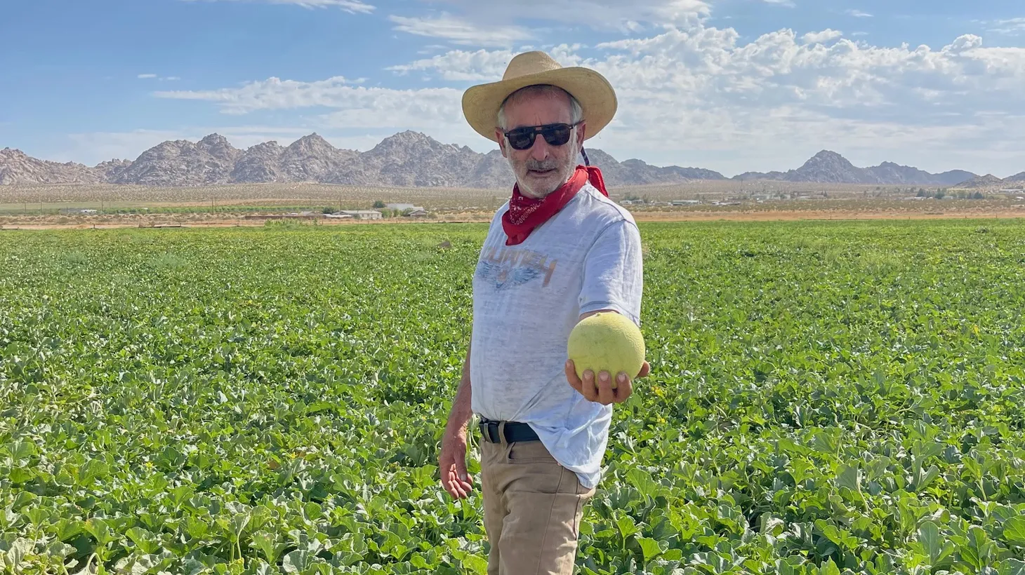 Alex Weiser grows arguably the best melons in California at his farm in Tehachapi.