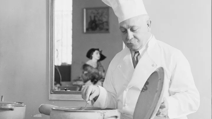 French chef Henri Charpentier, seen here circa 1911, was credited with making French onion soup for Theodore Roosevelt.
