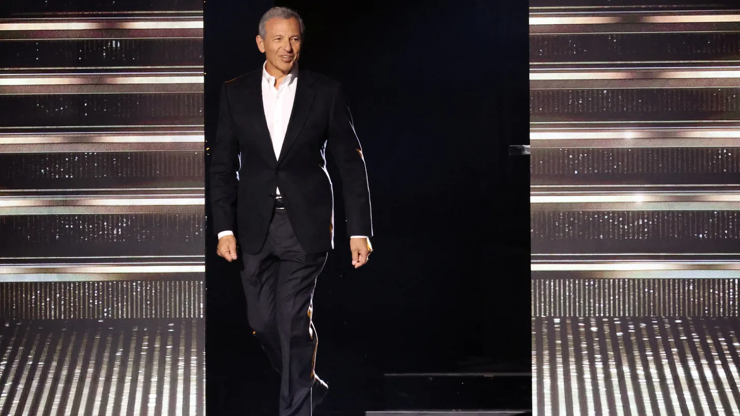 CEO of Disney Bob Iger takes the stage at the 2024 Disney Legends Awards during Disney's D23 Expo in Anaheim, California, U.S., Aug. 11, 2024.