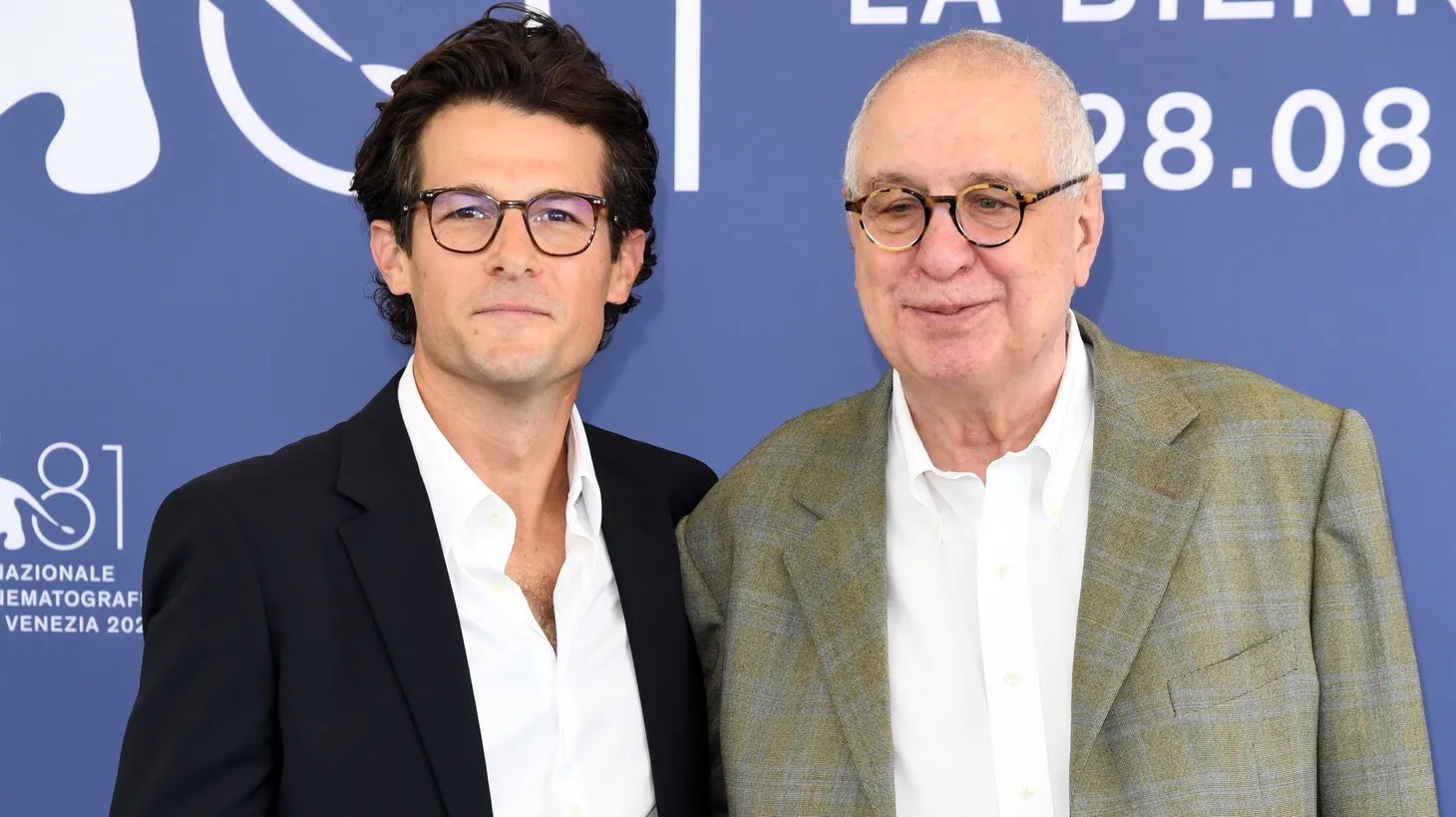 Errol Morris & Jacob Soboroff at the 81st Venice International Film Festival, photocall for their film “Separated.”