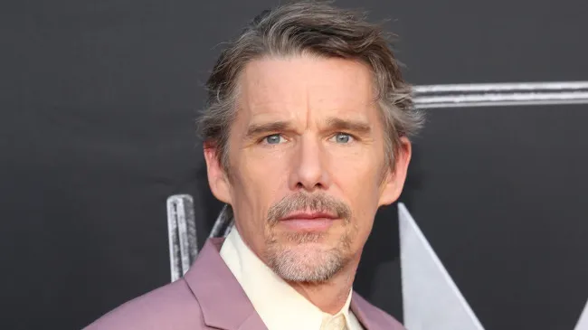 Actor and director Ethan Hawke sells us on his idea of “real” cinema by extolling the virtues of 1981’s Reds — starring Warren Beatty and Diane Keaton.