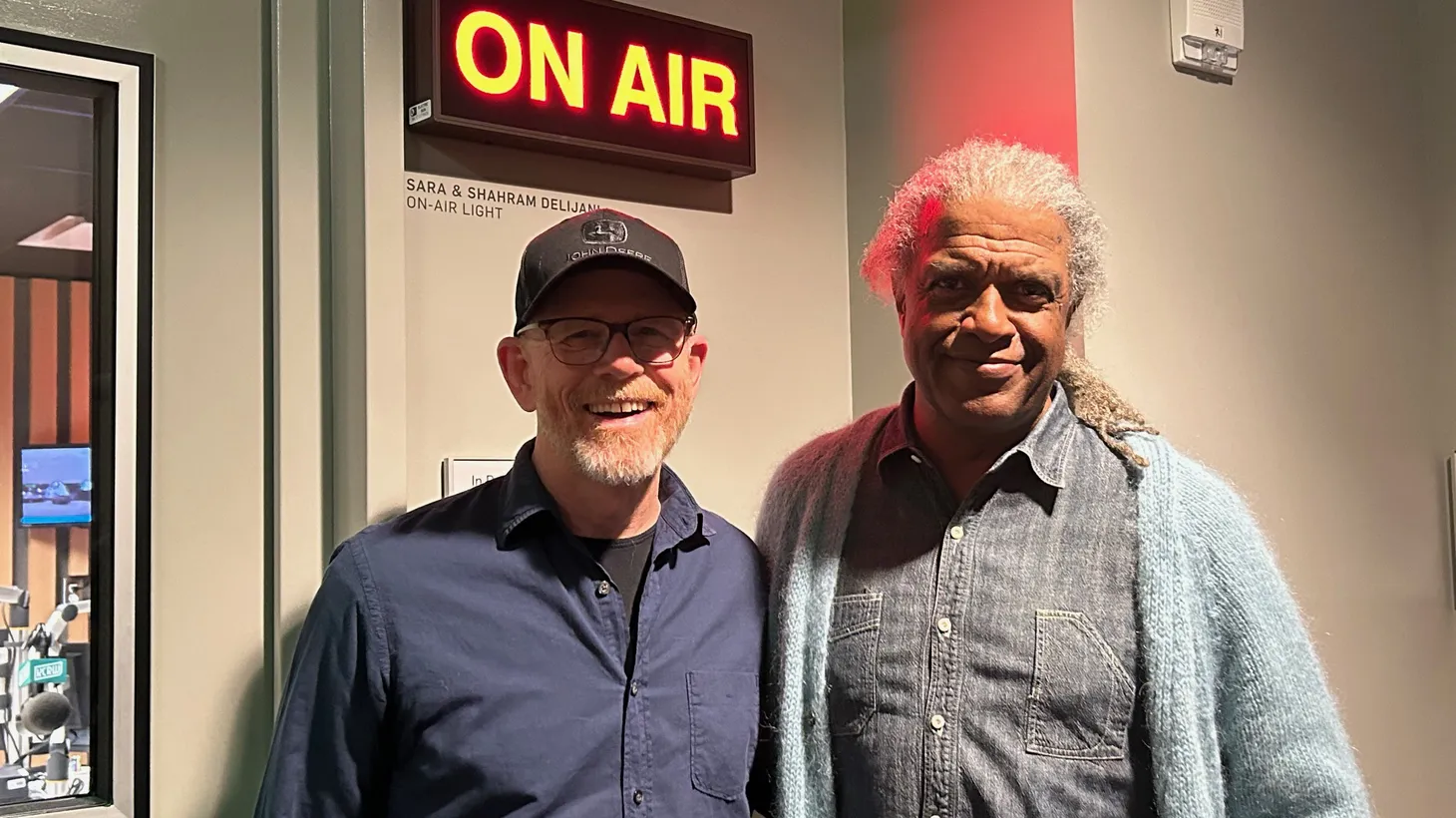 Ron Howard and Elvis Mitchell at KCRW.