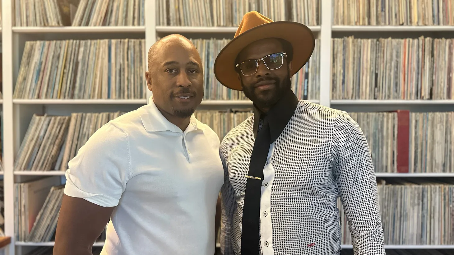 Jazz is very much alive (and stylin’) as represented by (L to R) Ali Shaheed Muhammad and Adrian Younge.