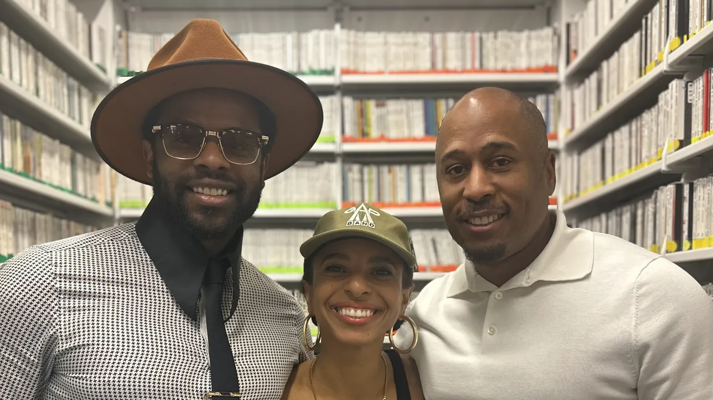 Morning becomes jazz (L to R) Adrian Younge, Novena Carmel, and Ali Shaheed Muhammad