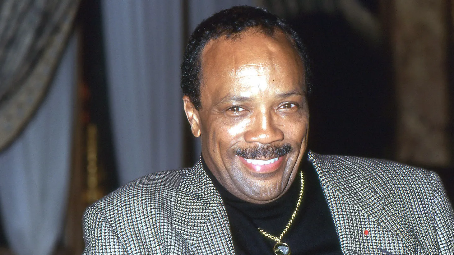 Portrait of Quincy Jones, Musician and Producer.