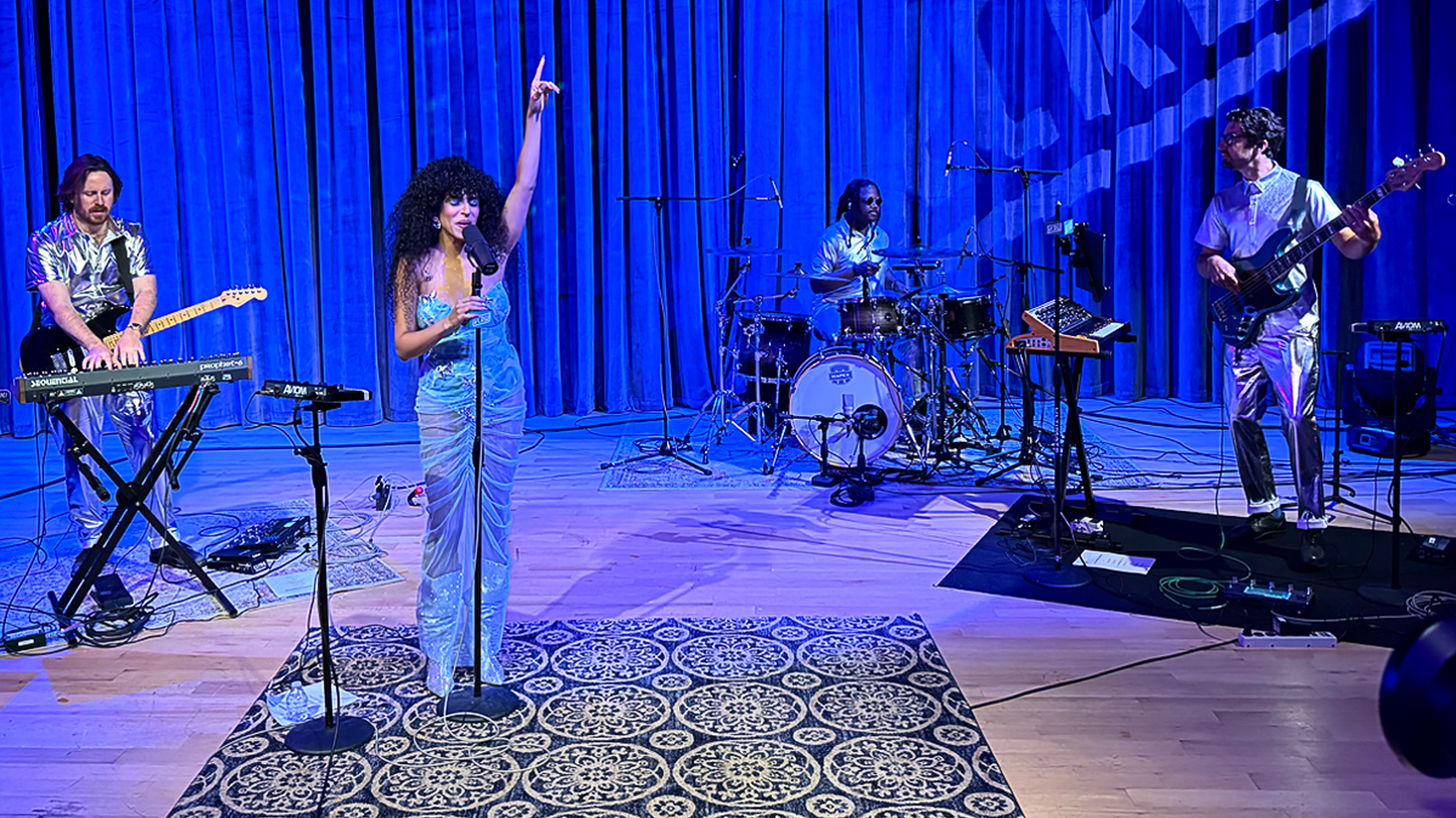 Gavin Turek (and her fully disco suited-up band) will get you into the groove.