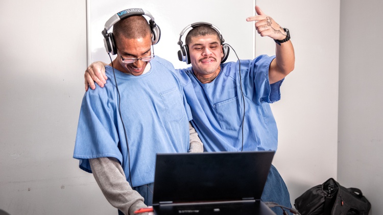 Give a Beat is a nonprofit that trains incarcerated and formerly incarcerated people to be DJs and engineers in the music industry. Co-founder Lauren Segal talks about their programs.