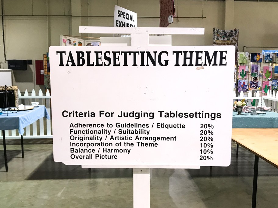 Table setting: a fierce competition at the Ventura County Fair | KCRW