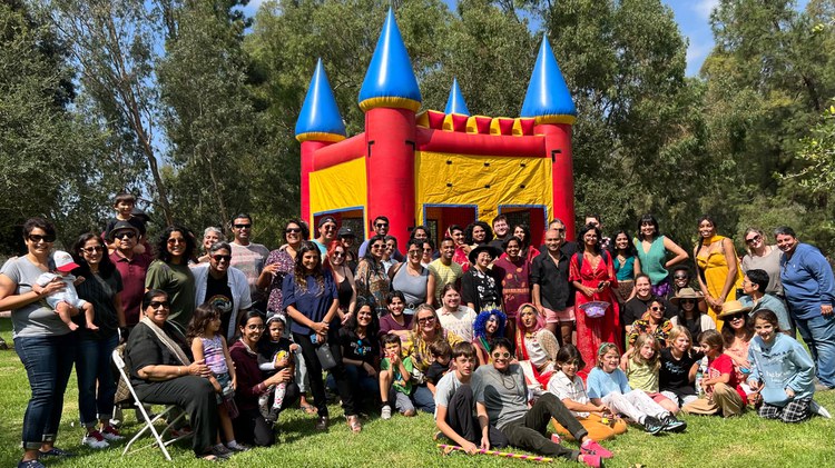 More than 80 people gathered in Griffith Park last month for Satrang Family Day, a celebration of community and safe space for South Asian and queer families.