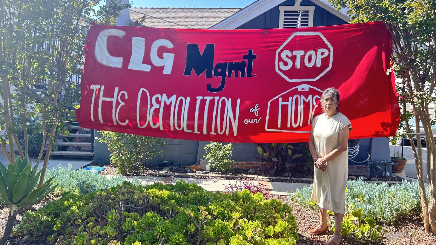 Eagle Rock resident Sally Juarez has been fighting her landlord’s plan to build a large affordable housing complex where she has lived for the past 48 years.