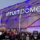 At Intuit Dome, your face is your ticket and credit card