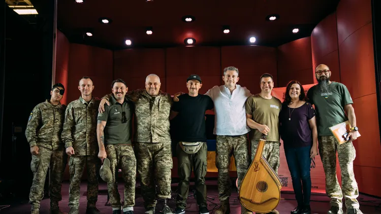 A group of Ukrainian musician-soldiers recently stopped in LA on a goodwill tour, bringing gratitude and a healthy dose of appreciation for Hank Williams.