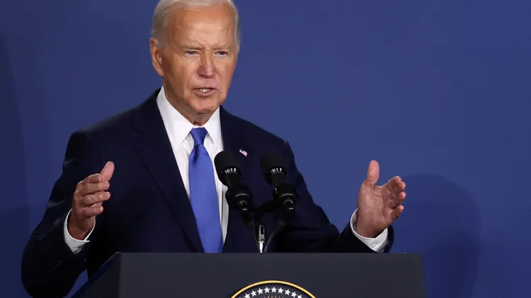 Where does the Biden campaign stand following the NATO summit? The RNC debuts a new party platform. Plus, Alabama faces questions about forced prison labor.