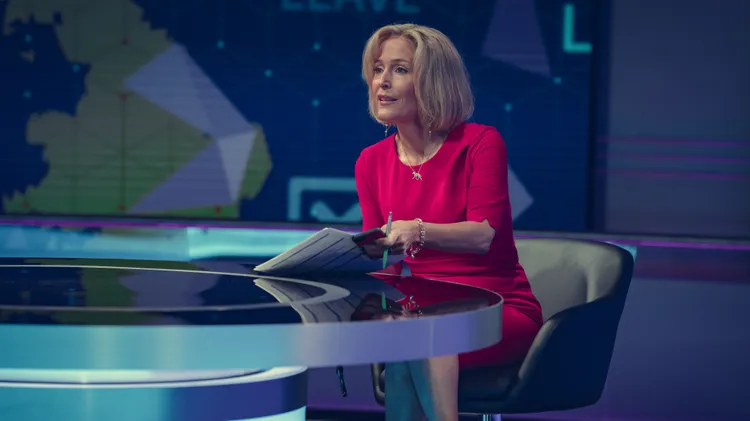 Gillian Anderson talks about playing Margaret Thatcher, Eleanor Roosevelt, and Emily Maitlis, the BBC anchor who did the exclusive 2019 interview with Prince Andrew.