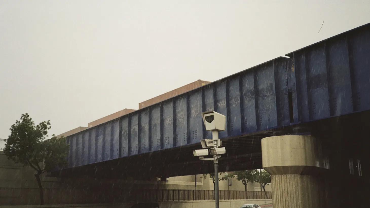 A traffic camera is located on S. Atlantic Boulevard and Telegraph Road in Commerce, California.