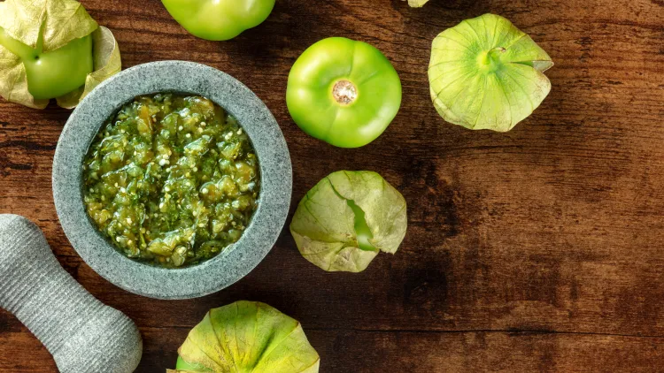 Mexican tomatillo salsa, Indian green chutney, and Italian salsa verde — use them as condiments for grilled meat, fish, or tofu.
