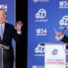 Schiff and Garvey square off in ‘prickly and personal’ debate