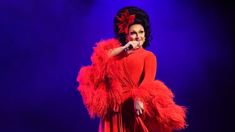 BenDeLaCreme, a contestant on Hulu’s “Drag Me to Dinner,” talks about the legislative threats facing LGBTQ+ people, and offers support to young people.