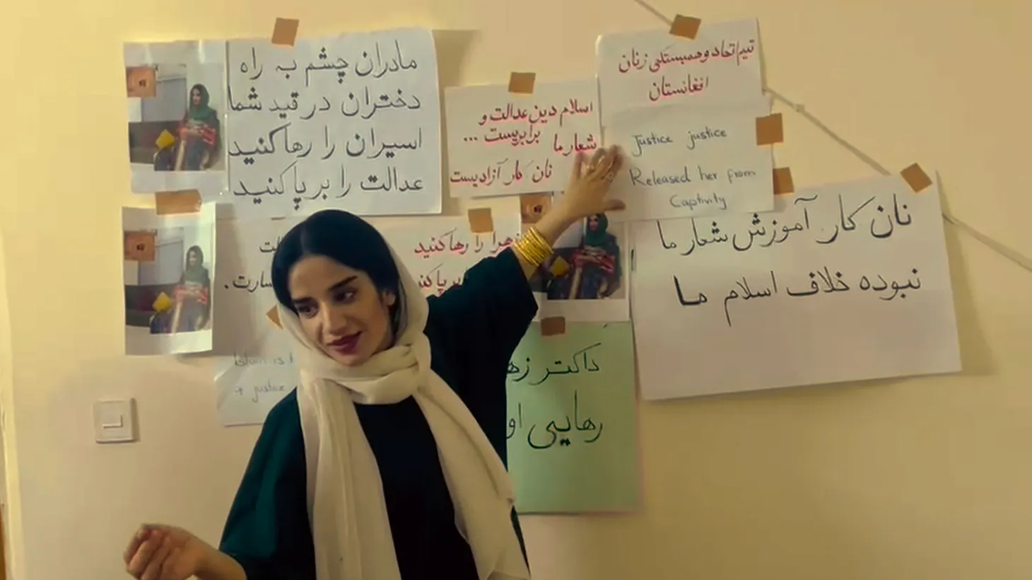 Zahra Mohammadi appears in "Bread & Roses.”